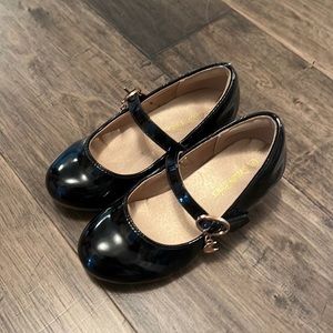 Patent leather black heels size 10